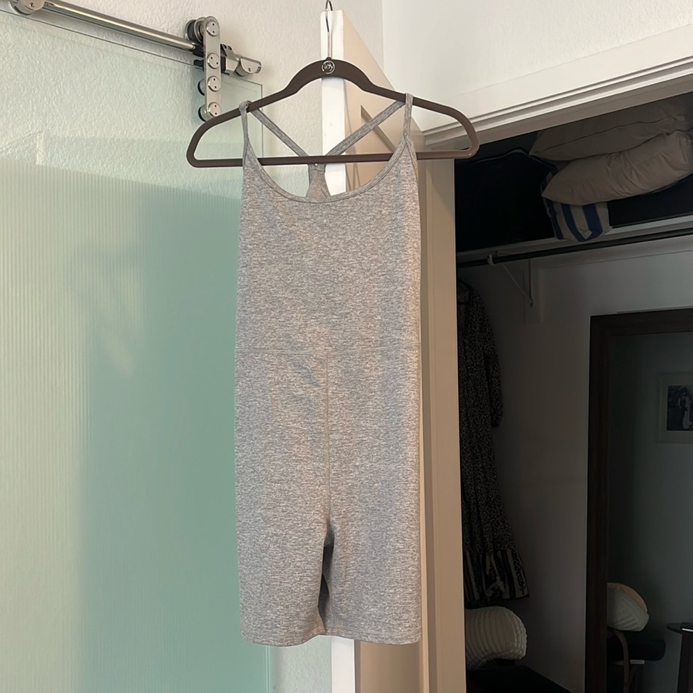 Old Navy Racerback Bodysuit Gray